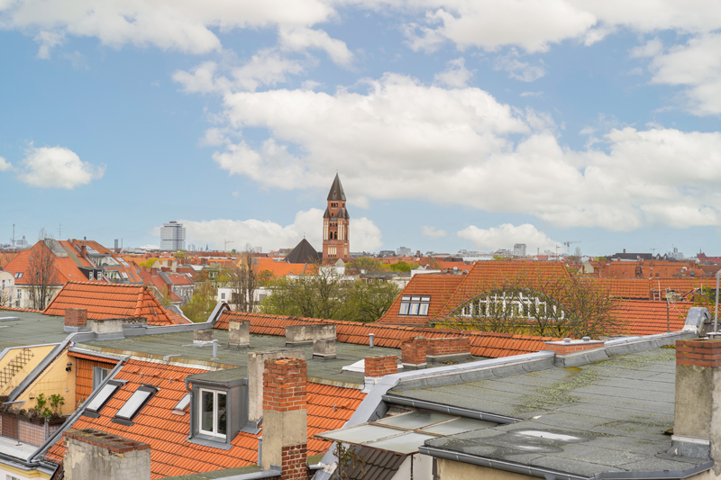 Blick über die Dächer von Steglitz